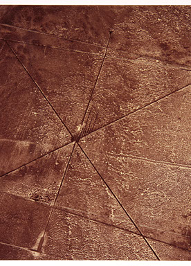 David Maisel portfolio, "Proving Ground," albumen print, 5 of 9, 2017.