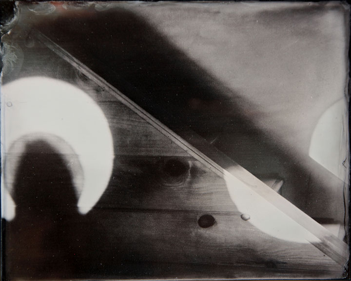 Michelle Stuart, "Night Over Alice Springs (detail)," 9 ambrotypes, panel A1, 8x10 inches each. Published by The ƒ/Ø Project, 2018.