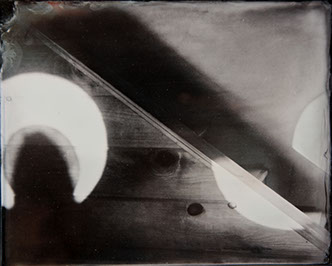 Michelle Stuart, "Night Over Alice Springs (detail)," 9 ambrotypes, panel A1, 8x10 inches each. Published by The ƒ/Ø Project, 2018.