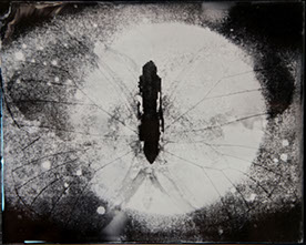 Michelle Stuart, "Night Over Alice Springs (detail)," 9 ambrotypes, panel C3, 8x10 inches each. Published by The ƒ/Ø Project, 2018.