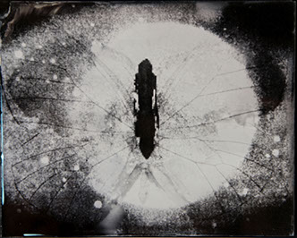 Michelle Stuart, "Night Over Alice Springs (detail)," 9 ambrotypes, panel C3, 8x10 inches each. Published by The ƒ/Ø Project, 2018.