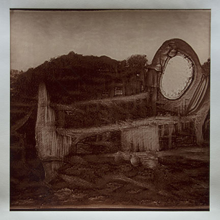 Matthew Ritchie, "Generation IV" unique albumen print, 16x16 inches on 20x24 inch sheet. Published by The ƒ/Ø Project, 2022.